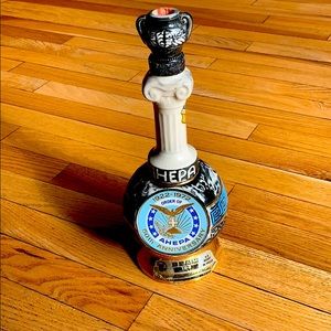 Vintage AHEPA Jim Beam decanter